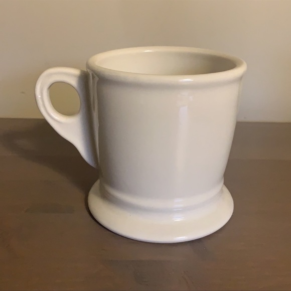 Anthropologie Letter “M” Cream and Black Ceramic Mug - Picture 4 of 6